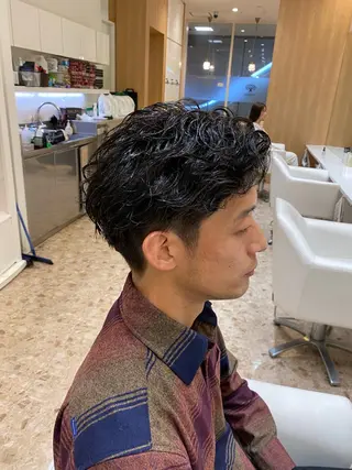 パーマ メンズ KING of hair byNOISM所属・京都メンズ特化✨ No. 1/ユウキのヘアスタイル