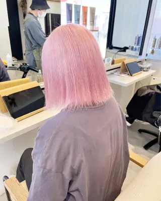 ミディアム デザイン🥇複雑履歴 ハイトーン特化のヘアスタイル