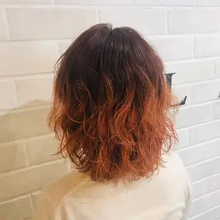 ミディアム カラー LACHIC所属・LACHIC LISAのヘアスタイル