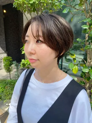 ショート 伊藤 優花のヘアスタイル
