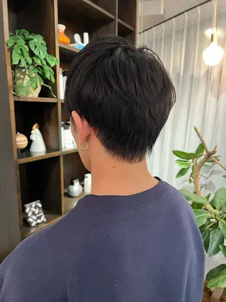 ショート デザインカット 加藤園のヘアスタイル