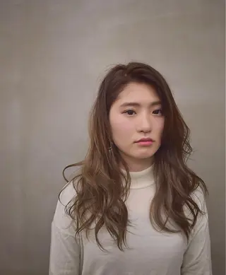 ミディアム セミロング ロング カラー 磯部 巧 bob/ショートのヘアスタイル