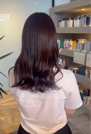 セミロング カラー ブリーチ特化/ 中山りくのヘアスタイル