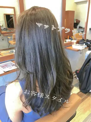 ミディアム カラー 💘トレンドスタイル 💘透明感ヘアのヘアスタイル