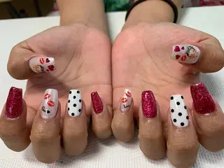 ネイル rukianail 新里のネイルデザイン