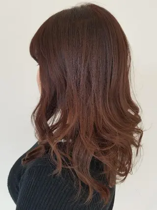 ミディアム カラー 髪質改善/ハイライト 小林秀樹のヘアスタイル