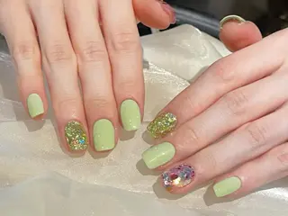 ネイル 佐藤 ニーナ★ラベンダーのネイルデザイン