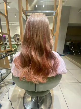 ロング ふじ ここなのヘアスタイル