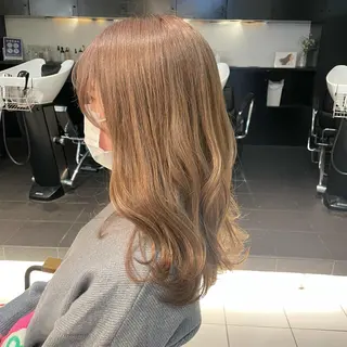 セミロング カラー 透明感カラー/ 寺田千雅子のヘアスタイル