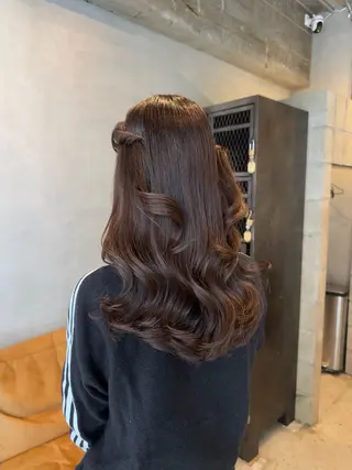 ヘアアレンジ 森田楓乃/上前津/ 大須/ブリーチカラーのヘアスタイル