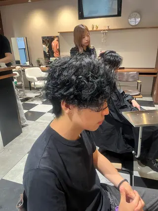 ミディアム パーマ メンズ 🎧メンズパーマ特化 /RUI🎧のヘアスタイル