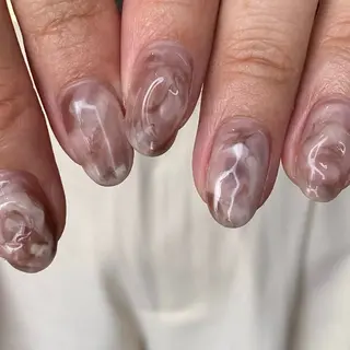 ネイル 𓂃toi. 儚げnuanceのネイルデザイン