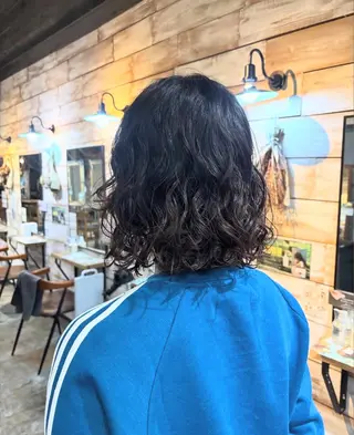 ショート パーマ fore所属・赤熊 咲良 🦔ྀིのヘアスタイル