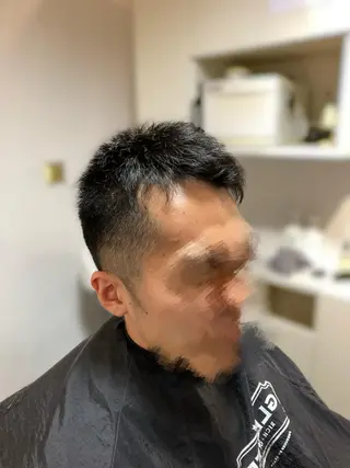 ショート メンズ 徒歩3分ビジネスマン カット👦🏻うしだのヘアスタイル