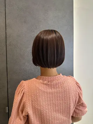 ショート 巻ける縮毛矯正/艶 カラーchika🩵のヘアスタイル