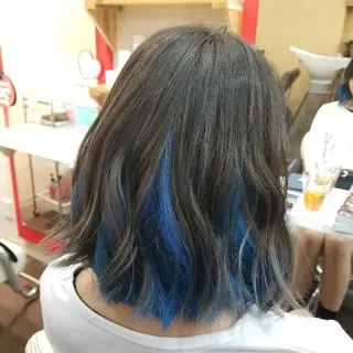 ミディアム カラー 植田 /エクステ /ブリーチ/髪質改善のヘアスタイル
