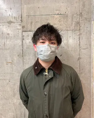 ショート カラー パーマ メンズ メンズパーマ /SUNAOのヘアスタイル