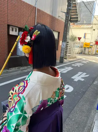 ミディアム ヘアアレンジ 奥山 沙季(大井町)のヘアスタイル