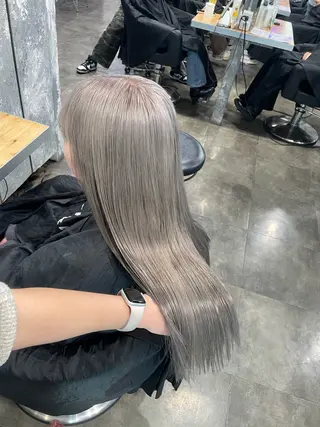 ロング カラー ハイトーン 横浜💞ミオのヘアスタイル