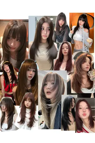 ロング カラー ヘアアレンジ yoko/レイヤー カット/艶カラーのヘアスタイル