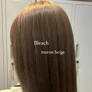 ミディアム カラー オリーブ/ 透明感カラー/れいあのヘアスタイル