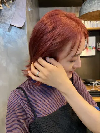 ミディアム カラー ミヨシマユ✨ チーフ就任記念🌈のヘアスタイル