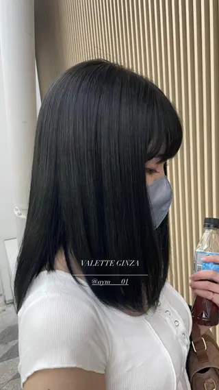 ミディアム カラー 銀座/韓国ヘア🤍 レイヤーAYUMIのヘアスタイル