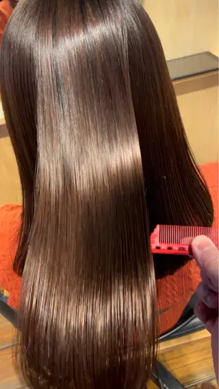 ミディアム カラー パーマ 【美髪とカット】 AKIFUMIのヘアスタイル
