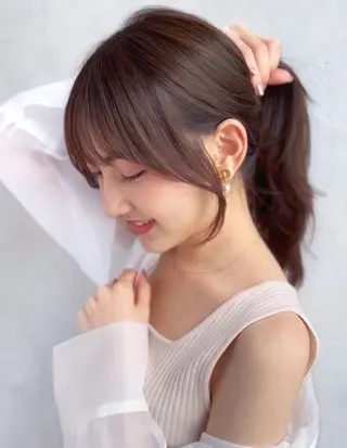 ロング CITY.所属・早藤 芙麗有のヘアスタイル