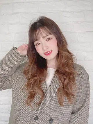 ロング プルエクステ 代表 松本のヘアスタイル