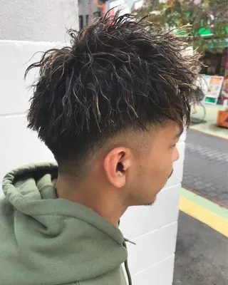 ショート パーマ メンズ メンズ特化 TAKUYAのヘアスタイル