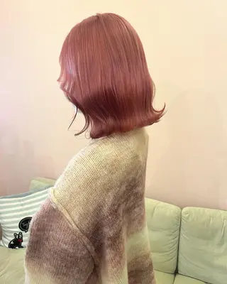 ショート カラー ヘアアレンジ ブリーチなし/ レイヤー🌿runaのヘアスタイル