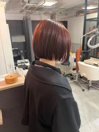 ショート カラー ボブ& 髪質改善FUMIYAのヘアスタイル