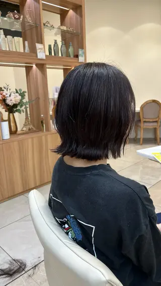 ミディアム 梅木 和也のヘアスタイル