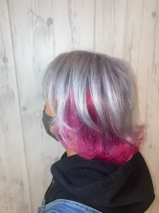 メンズ ゆぴ☾‪/推しカラー /ハイトーンのヘアスタイル