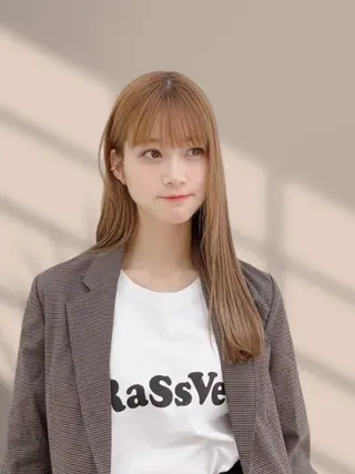 ロング くすみミルクティー/ ブラウン🪡TOWAのヘアスタイル