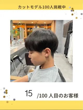 メンズ 白髪ケア  BAUM まやのヘアスタイル