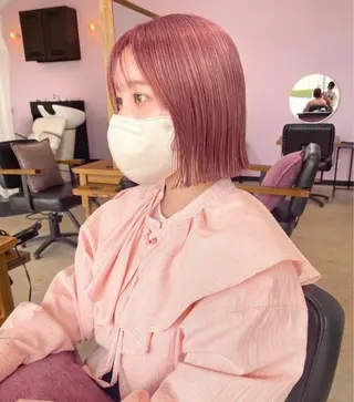 カラー MATTY azusaのヘアスタイル