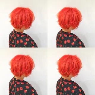 ショート カラー なんば髪質改善カラー Ardoreのヘアスタイル