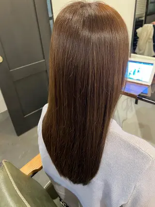 セミロング カラー シウ門前仲町所属・圓岡 睦美のヘアスタイル