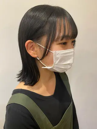 ミディアム 小畑 杏実のヘアスタイル