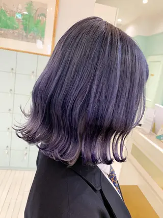 ミディアム 🍀ケアブリーチ カラー🍀坂井のヘアスタイル