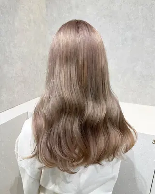 ロング カラー 韓国ヘア🇰🇷透明 感カラー/yui💞のヘアスタイル