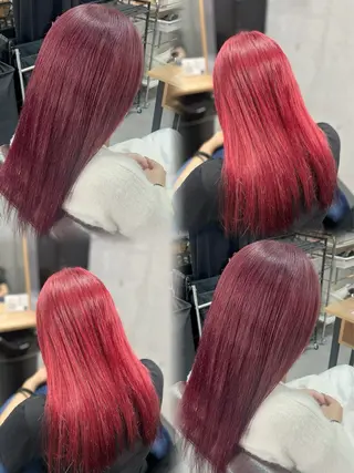 ロング ハイトーン×艶カラー 🤍MIZUKIのヘアスタイル