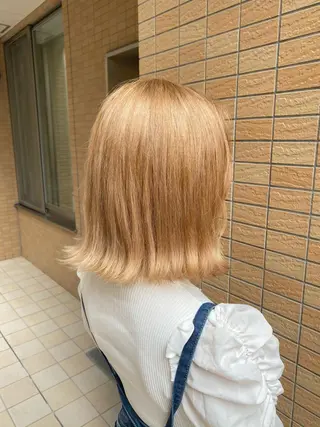 ミディアム カラー 髪質改善 ヒデのヘアスタイル