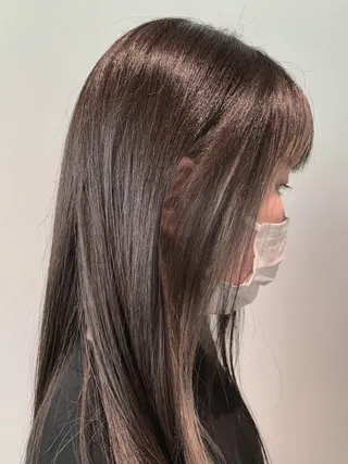 セミロング カラー GO TODAY SHAiRE SALON 梅田店所属・3ヶ月持ちが良い ボブ/ショートのヘアスタイル