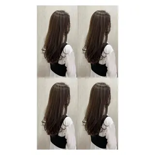 ロング カラー 髪質改善/縮毛矯正/ 韓国ヘア/店長敦士のヘアスタイル