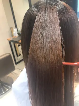 ロング Emerge渋谷店　［エマージュ］所属・美髪縮毛矯正No1 toshiのヘアスタイル