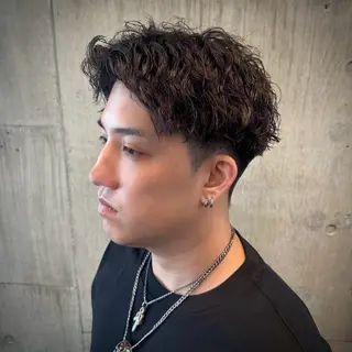 ショート パーマ メンズ ツイスパ/メンズ パーマ/歩夢のヘアスタイル