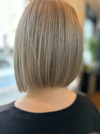 ミディアム 宮崎moc立川 ブリーチのヘアスタイル